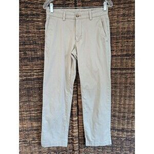 Vineyard Vines Breaker Pants Flat Stretch Chino Men's 28 x 30 Beige Tan Khaki